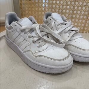 Adidas Girls White Sneakers